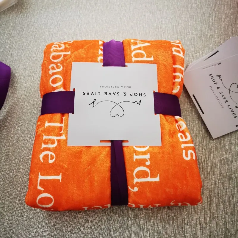 Personalized Customized Handmade Name Baby Blanket Premium Flannel Newborns Name Blanket For Kids