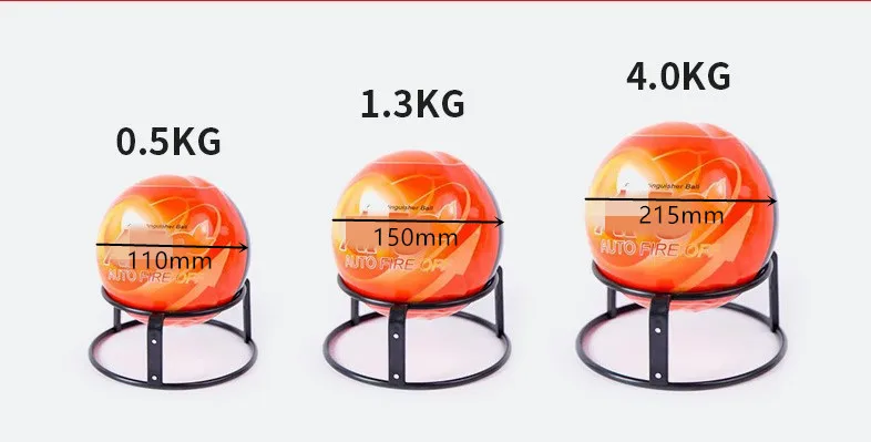 Wholesale Price Fire Extinguishing 1.3kg 0.5kg 4kg ABC Dry Powder Automatic Fireball OEM Brand Extinguisher Fire Ball