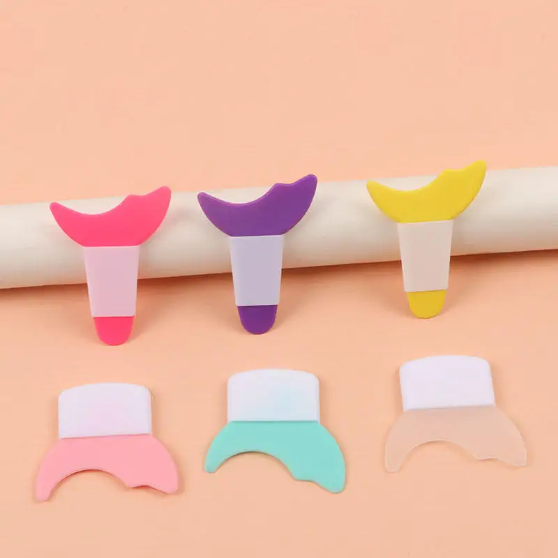 Eyeliner Template Eyelash Baffle Mascara Shield Applicator Guard Pads Eyebrow Eyeliner Shaping Tool Silicone Eye Makeup Stencils
