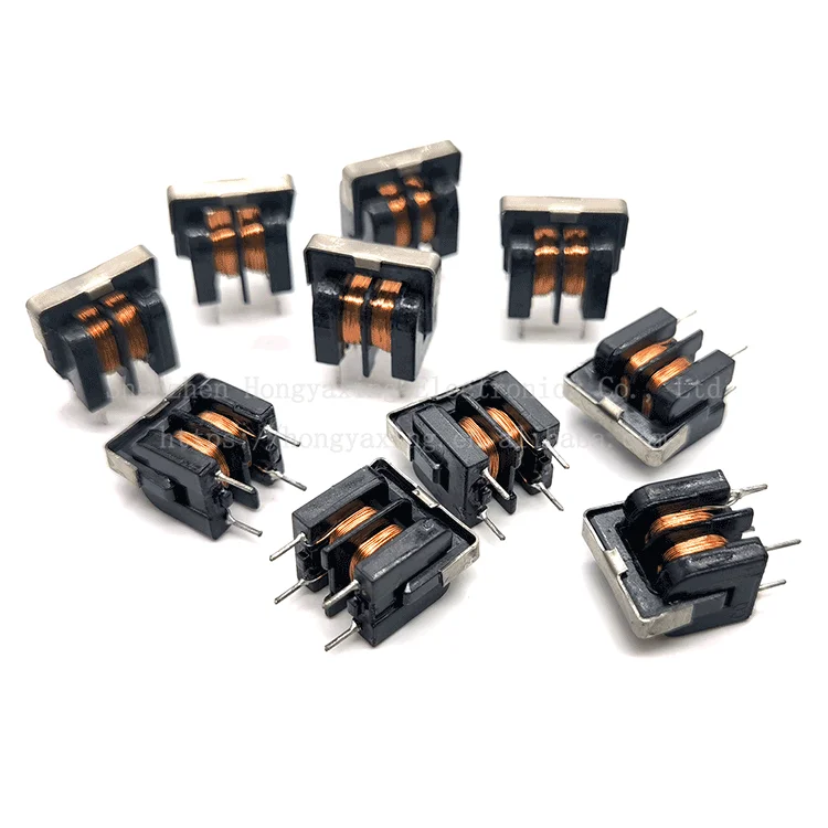 UU9.8/UF9.8 DIP common-mode inductance 40MH filter transformer 7 * 8 pin pitch pure copper wire thick wire direct insertion