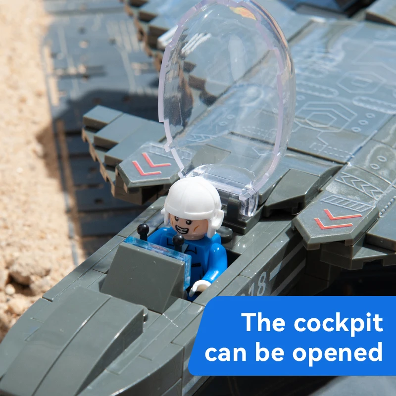 CAYI China Military Series J-20 Stealth Fighter Building Blocks Toys Set