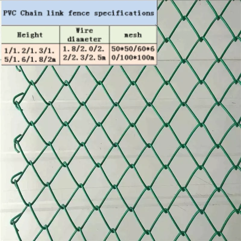 8 FT HIGH x 25 FT ROLLS PVC Coated Diamond Shape Wire Mesh Steel galvanize chain link fence