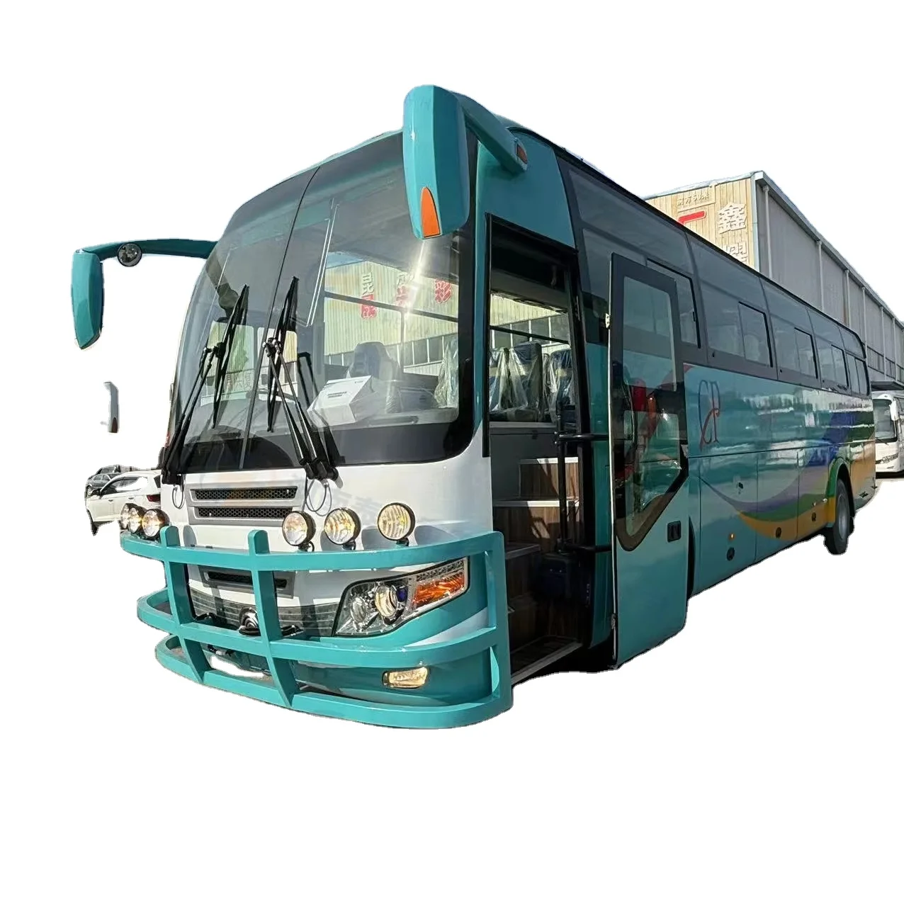 Well Reconditioned 57/47 Seats Diesel Coach Bus Right Hand Drive With Air Conditioner For Sale