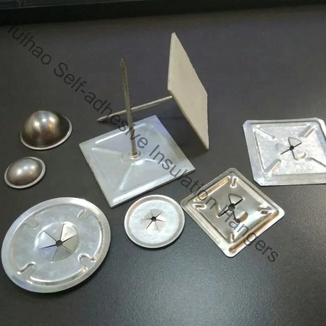 Galvanized Steel Fixing Self Adhesive Insulation Pin stick up rock wool 25MM Base Length Custom Self Adhesive Pin