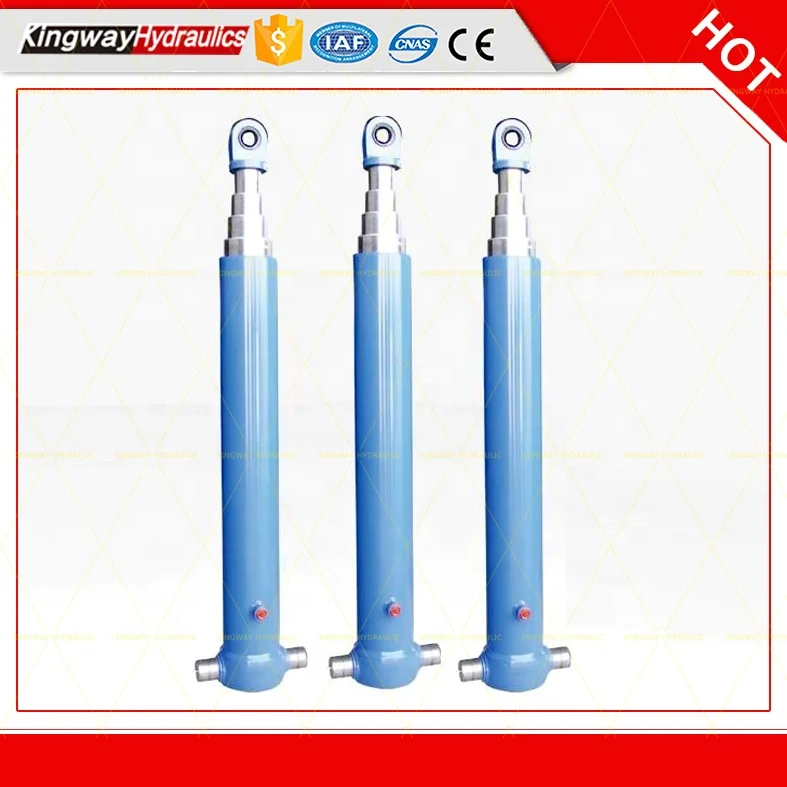 Kubota Trailer Telescopic Multi Stages Hydraulic Cylinder Used For Dump Truck From Kingway Hydraulic