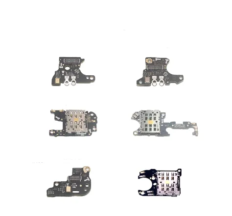 Microphone Module Sim Card Tray Holder Board For HuaWei P30 P30 PRO  P20 P40 Mate 10 20 30 Pro Microphone SIM reader FLEX