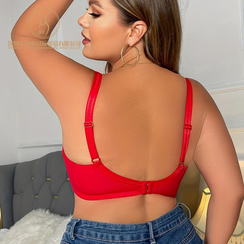 Back Female Breasts Brassiere E Cup Busty Plus Size Big Boobs Women Bra
