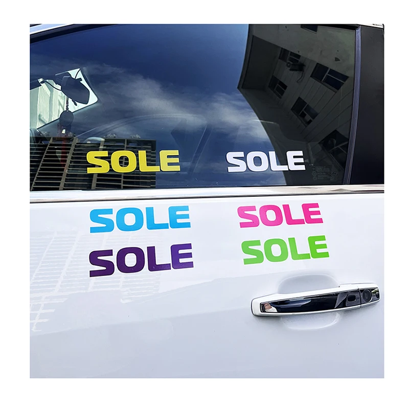 High Quality Waterproof UV Resistance Car Decal Car Lettering Stickers Long-lasting Vinyl Transfer Car Window Stickers