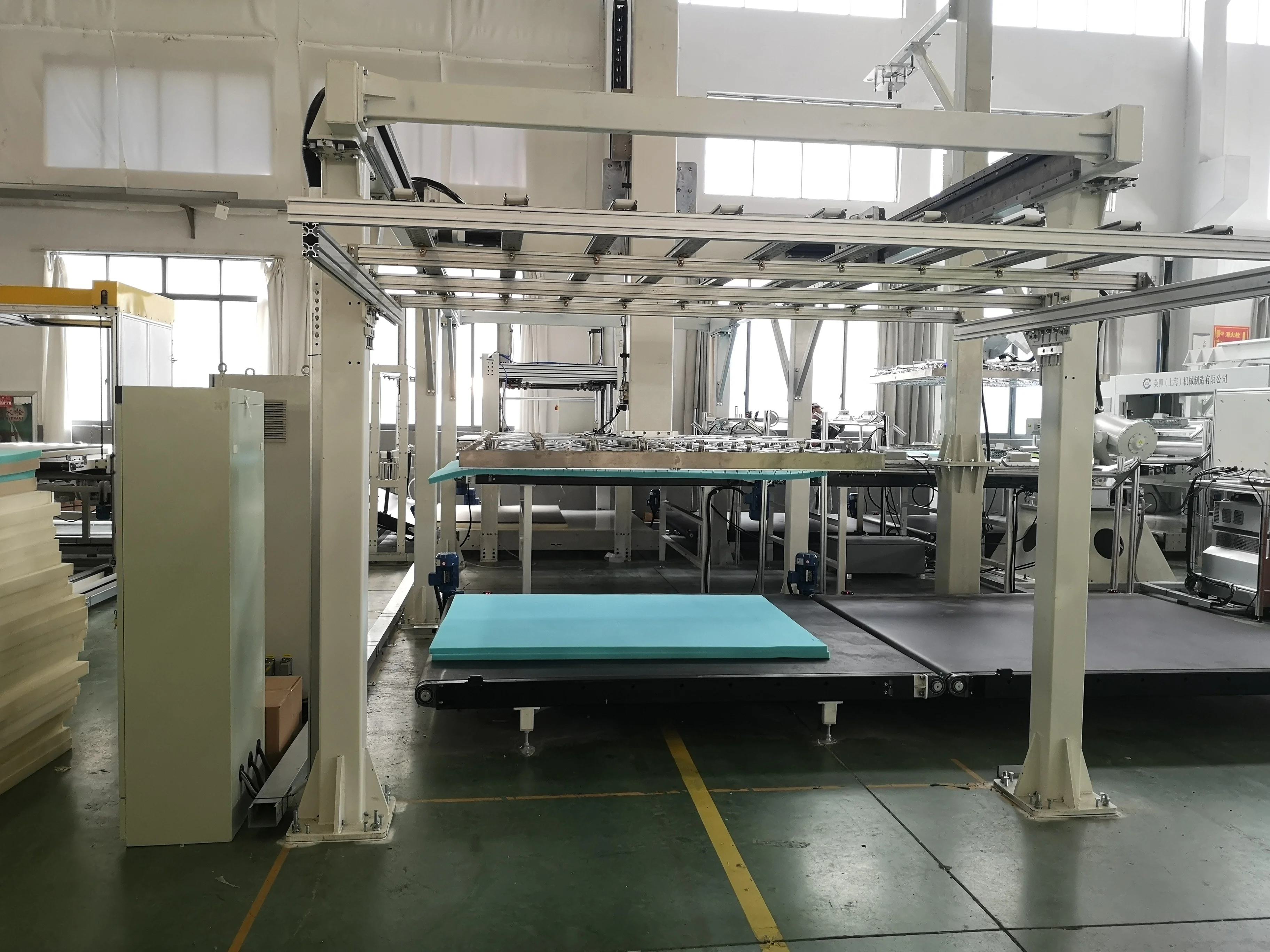 sponge mattress robot production line sponge mattress machine