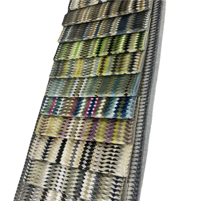 high quality knitting fabric cut knitted velvet Turkey sofa fabric