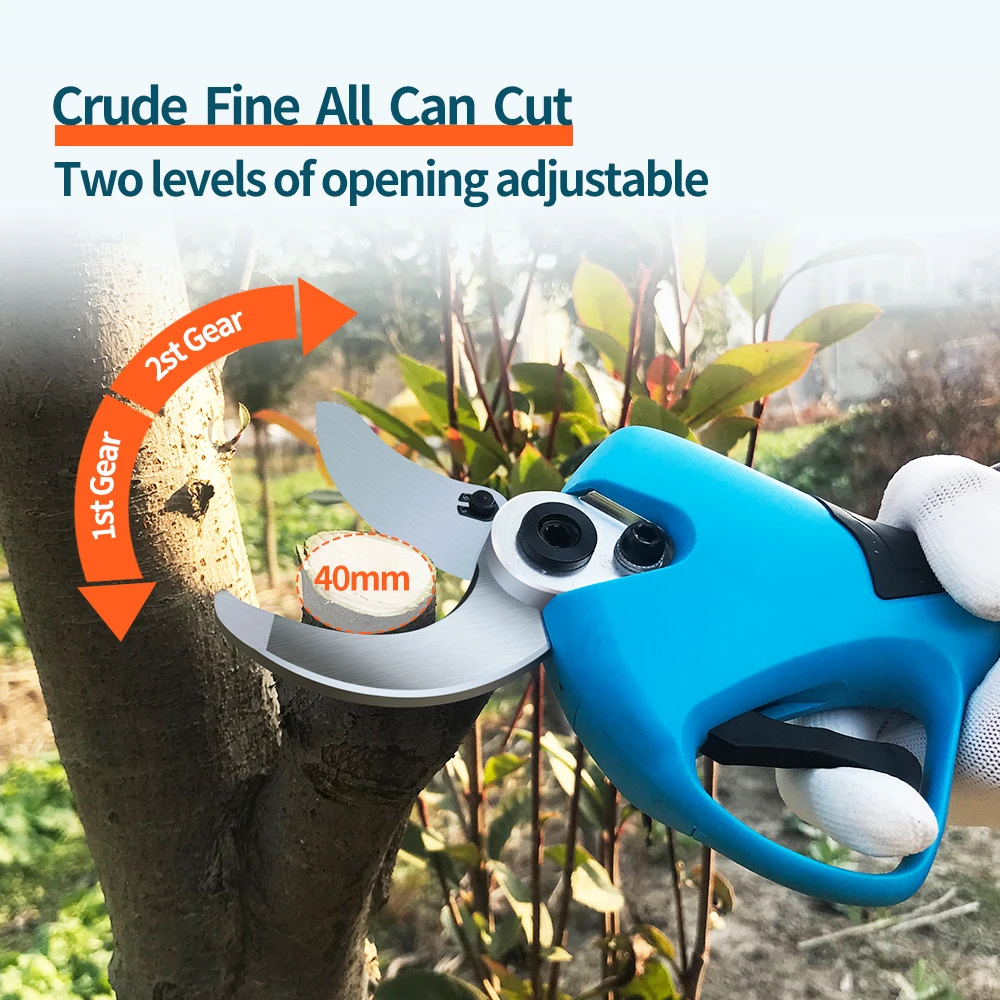 21V Cordless Pruner Lithium-ion Pruning Shear Efficient scissors Bonsai Electric Tree Branches garden tools electric SC-8605