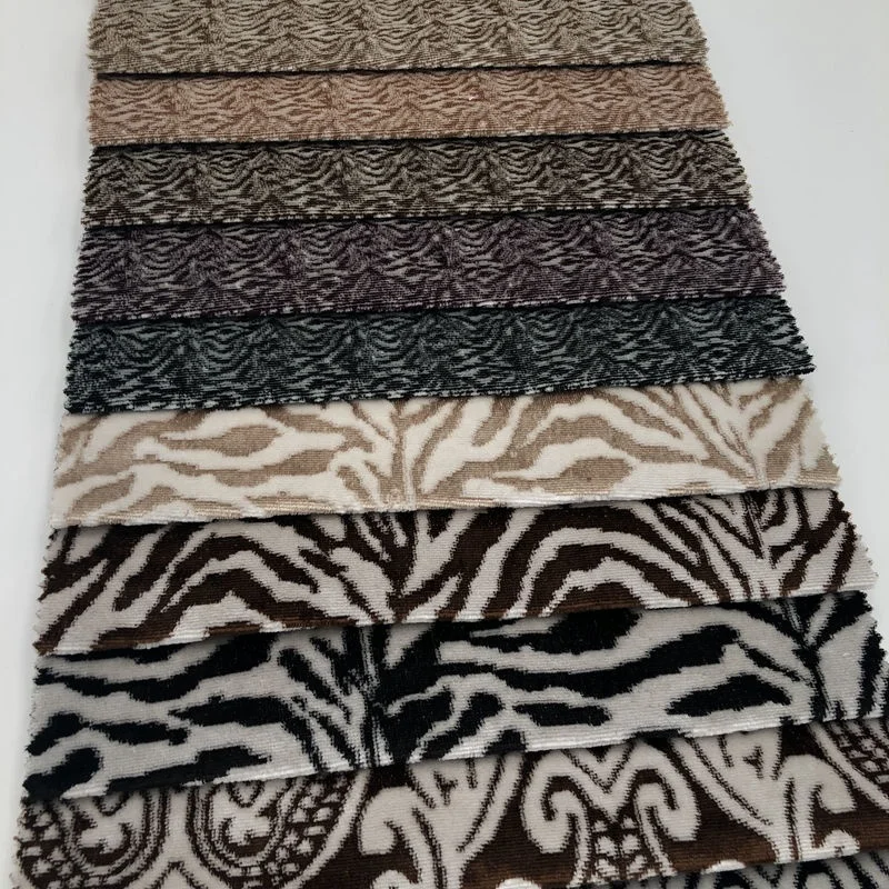 African upholstery hot sellers polyester nylon jacquard fabric for sofa living room