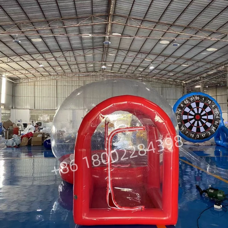 Popular kids adult inflatable bubble dome bounce house rental inflatable bubble house with tunnel
