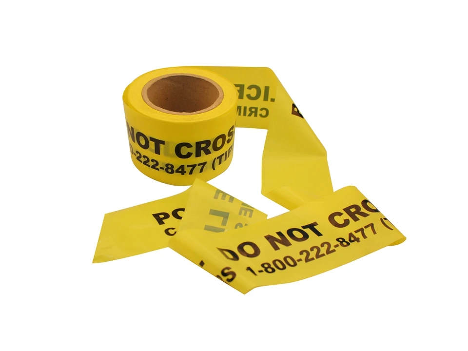 
Free Sample Manufacture High visibility Printing barricade warning tape 
