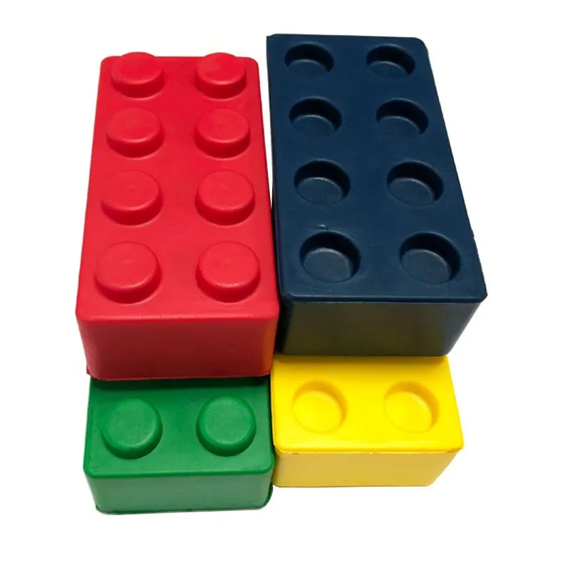 PU Foam Building Blocks Shape Toys Anti Stress Block Relief Toys