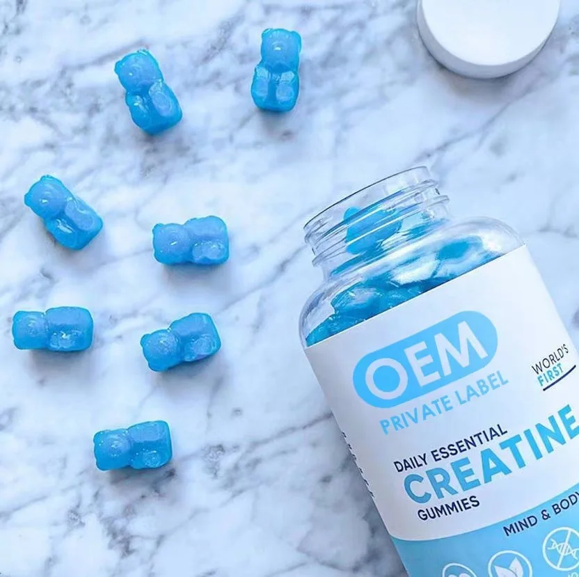 OEM Gym L Carnitine 1000mg Gummy Pre Workout L-Carnitine Supplement Vitamin Creatine Monohydrate Increased Energy Weight Gain