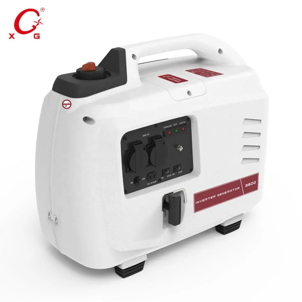 Portable Petrol 4.0kVA Inverter Generator Mini Dual Fuel Silent Power Generator Electric Start 3600W Dual Frequency Generator