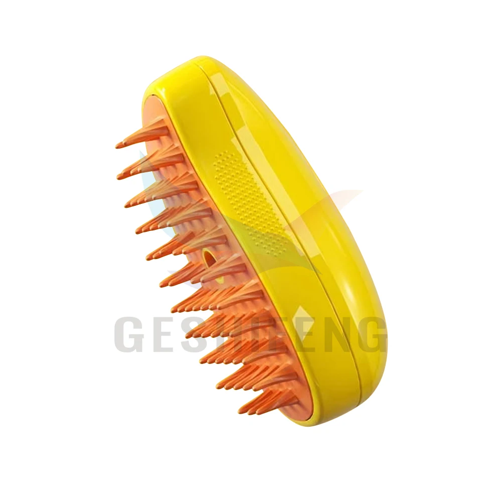 Pet Cleaning Products 12*6.6cm Cheap Electric Mango Shape ABS Pet Comb Pet Brush