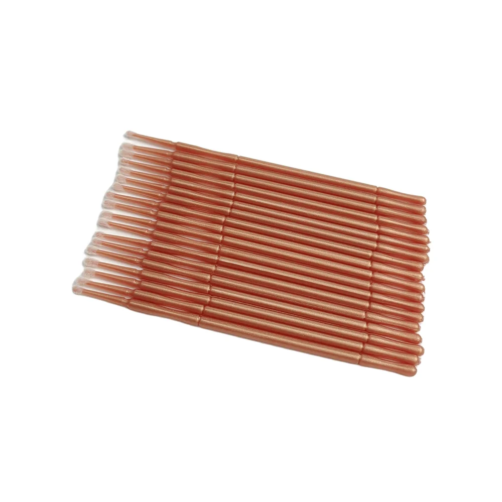 wholesale rose gold color 100 micro swabs - micro applicator brush for eyelash extensions