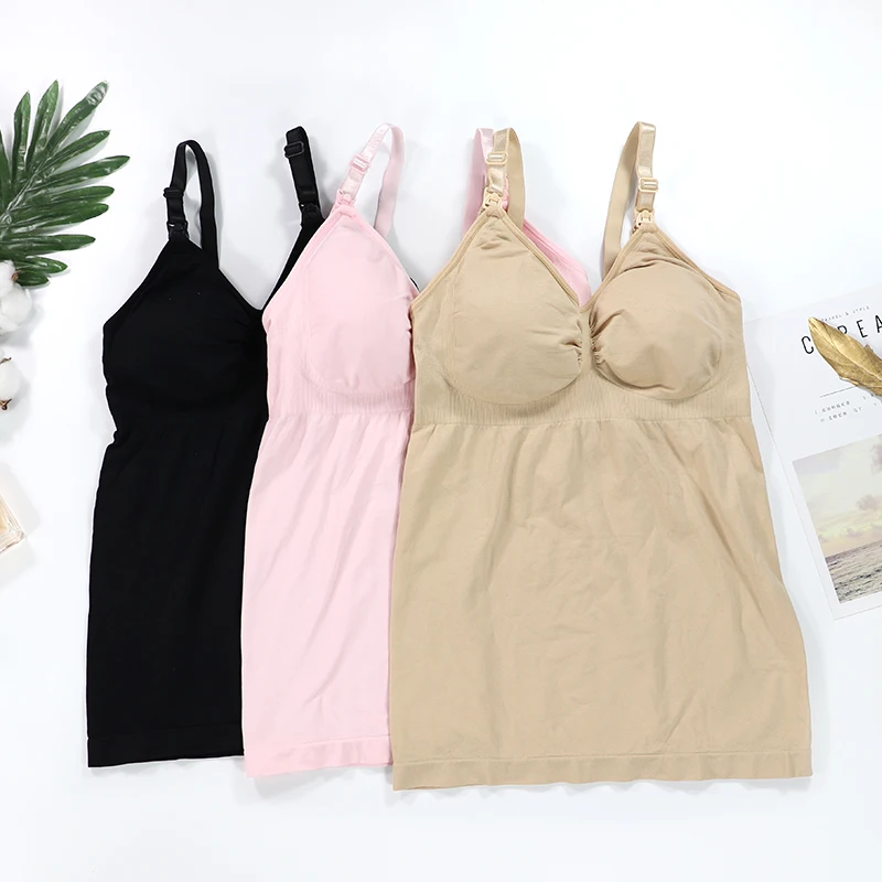 High Quality Nursing Underwear Without Rims Comfortable Seamless Nursing Lactation Bra Vest
