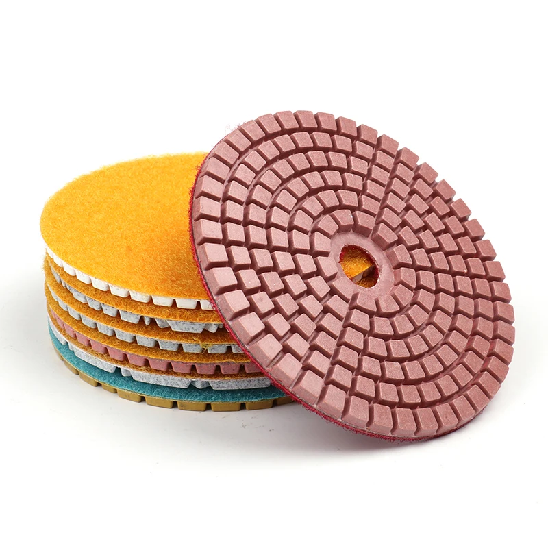 Wholesale Price OEM 4inch 100mm Supplier tile pad  polishing pads granite