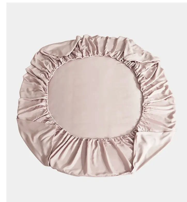 
100% mulberry silk plain dyed fitted sheet 
