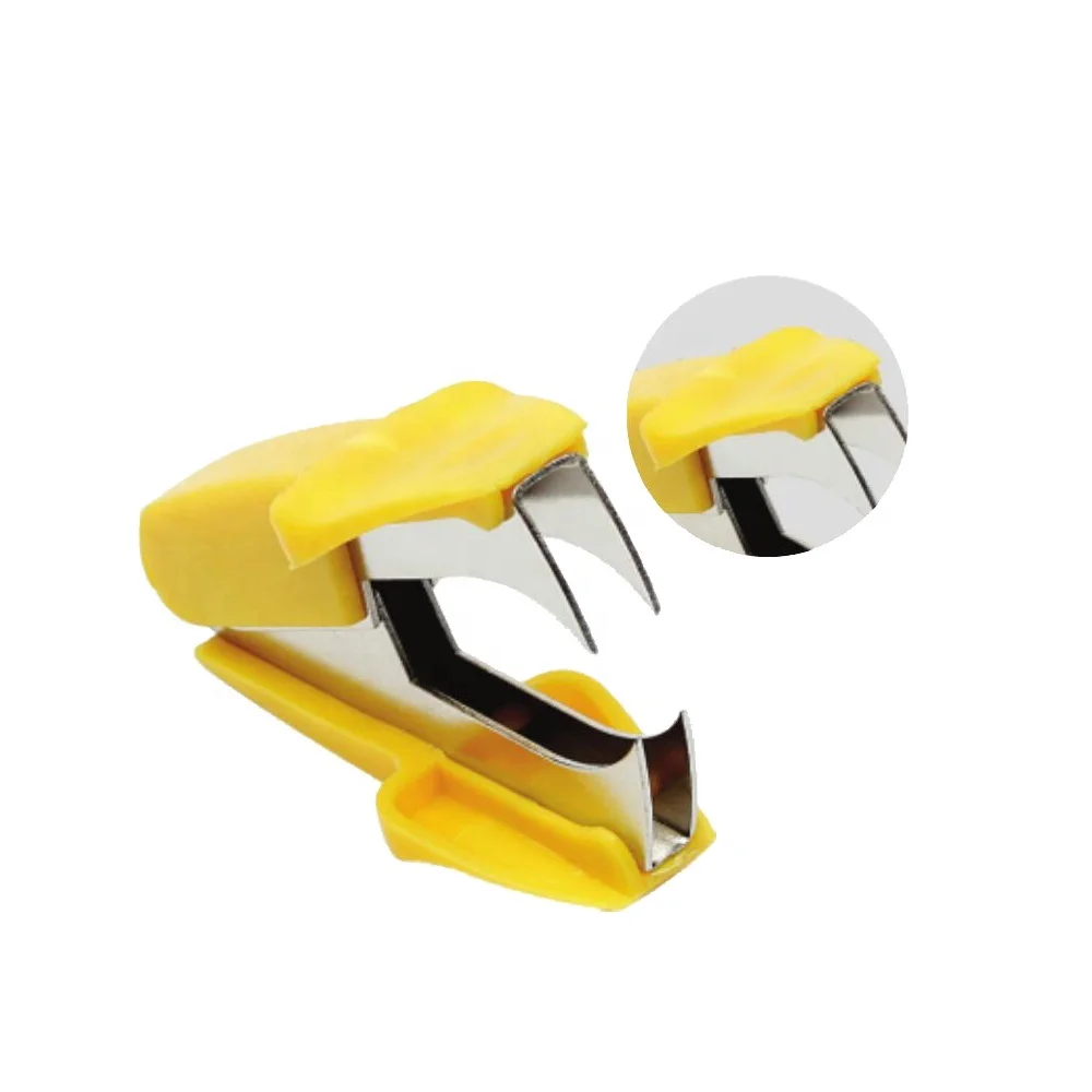 Оптовая продажа дешевых канцелярских принадлежностей для офиса, съемник скоб мини-размера