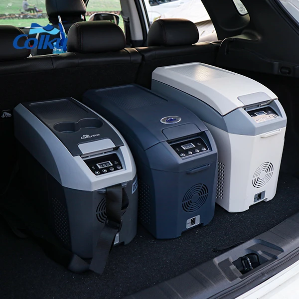 Colku DC-10F Car Fridge Armrest Freezer 12V Car Refrigerator 10L Mini Cooler Box