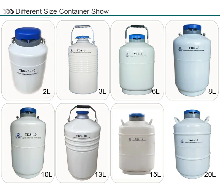 Portable Yds 6 Liter 6L Cryogenic Thermos Nitrogen Dewar Tank Semen Transport Container For Pig Cow Sheep Cattle