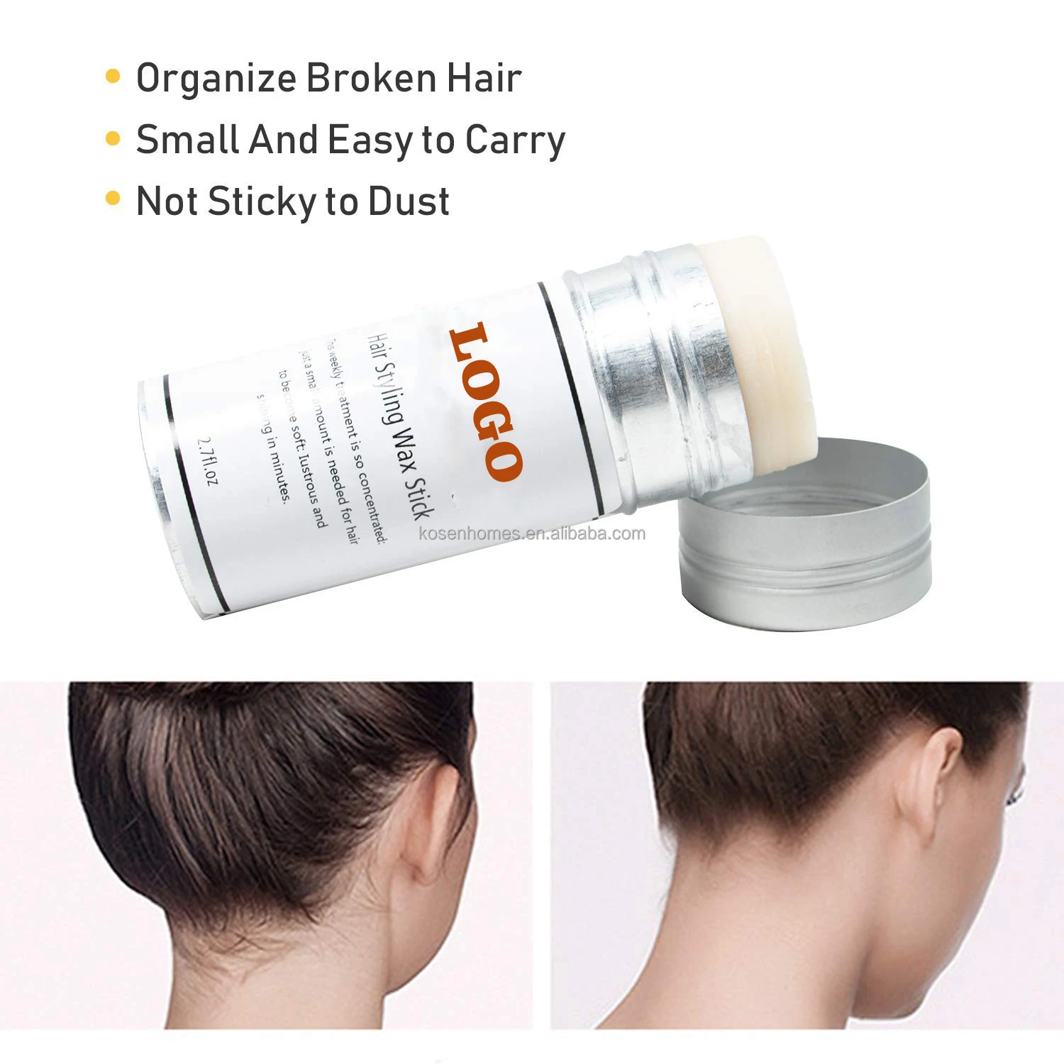 best Hair Wax Stick for Hair Non-greasy Styling for Flyaways Edge Frizz Hair