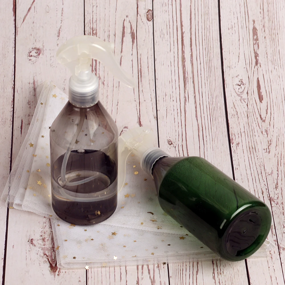 300ml mouse spray gun bottle fine mist hand button gardening watering pot cosmetics alcohol plastic bottle