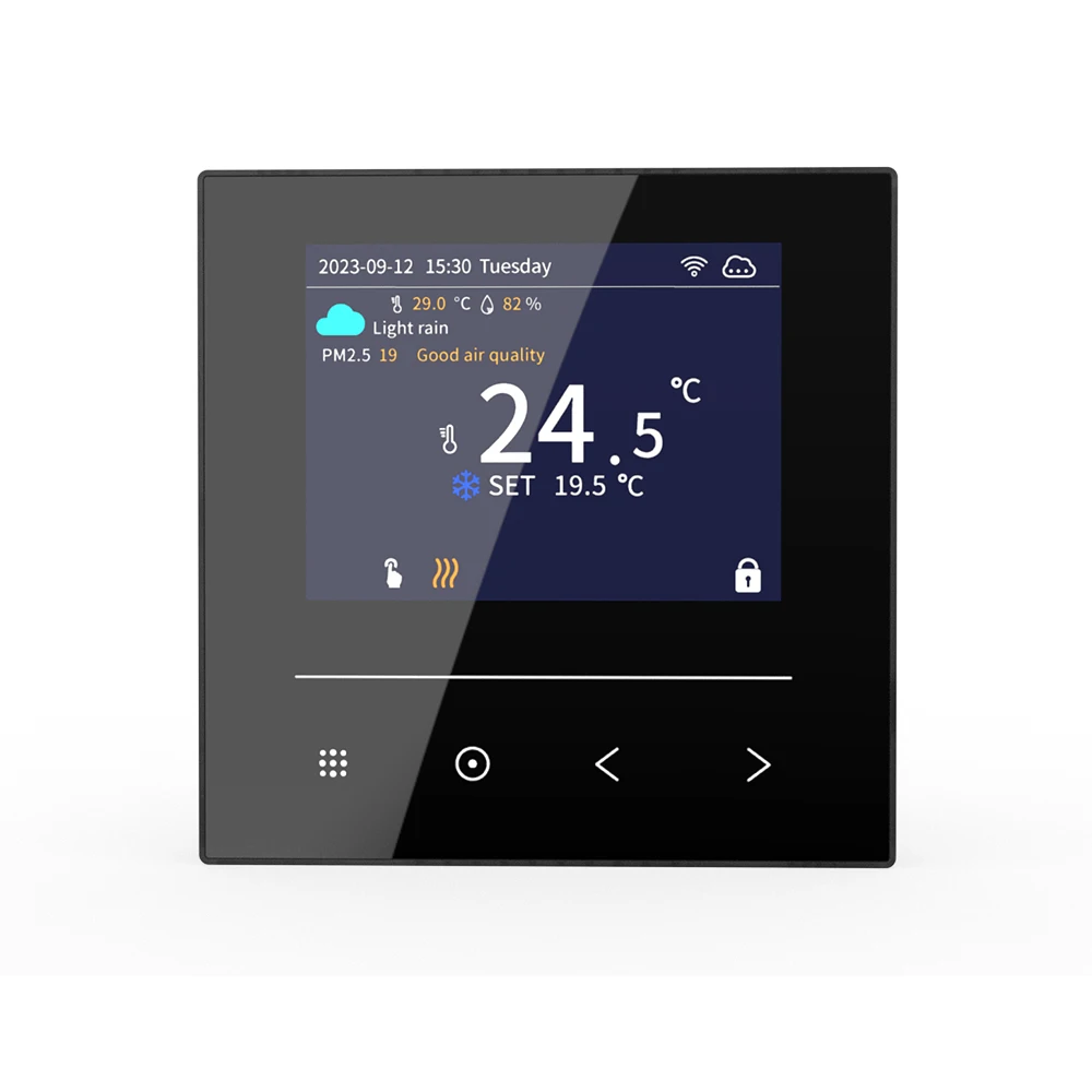 New HYT002 Room Thermostat TFT Screen Home Smart Life Tuya Wifi CE Thermostat for Underfloor Heating Programmable