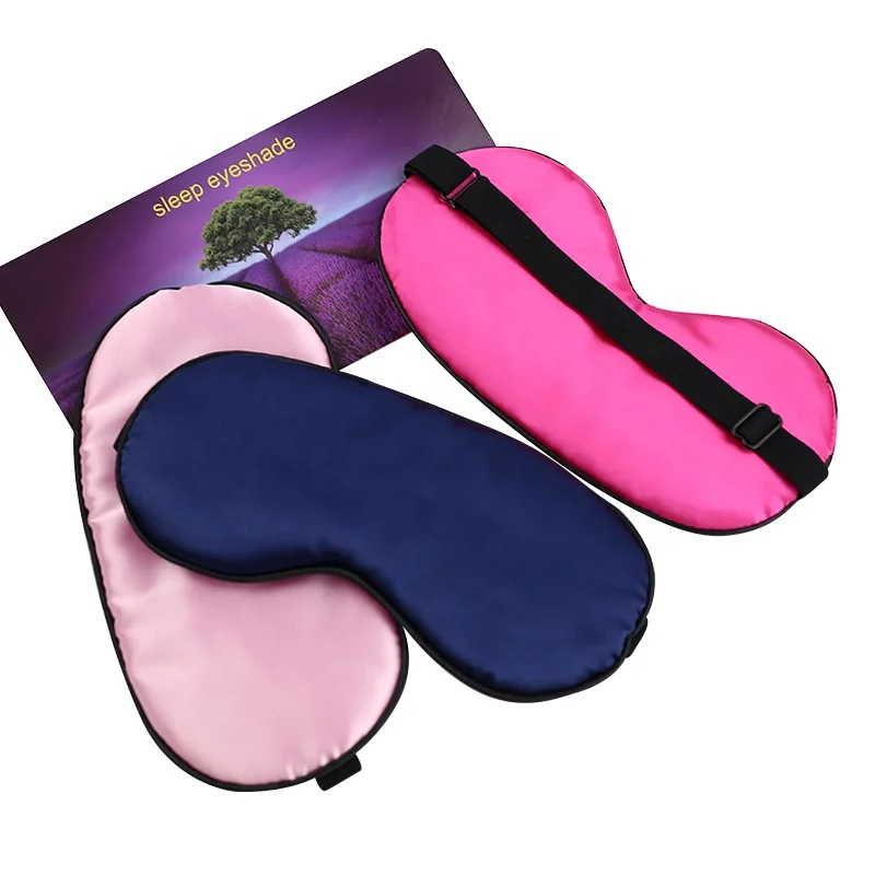 Silk Sleeping Eye Mask Adjustable Bondage Gear SM Slave Sexy Eye Mask BDSM Blindfold Soft Faux Silk Eyes Cover for Women for Men