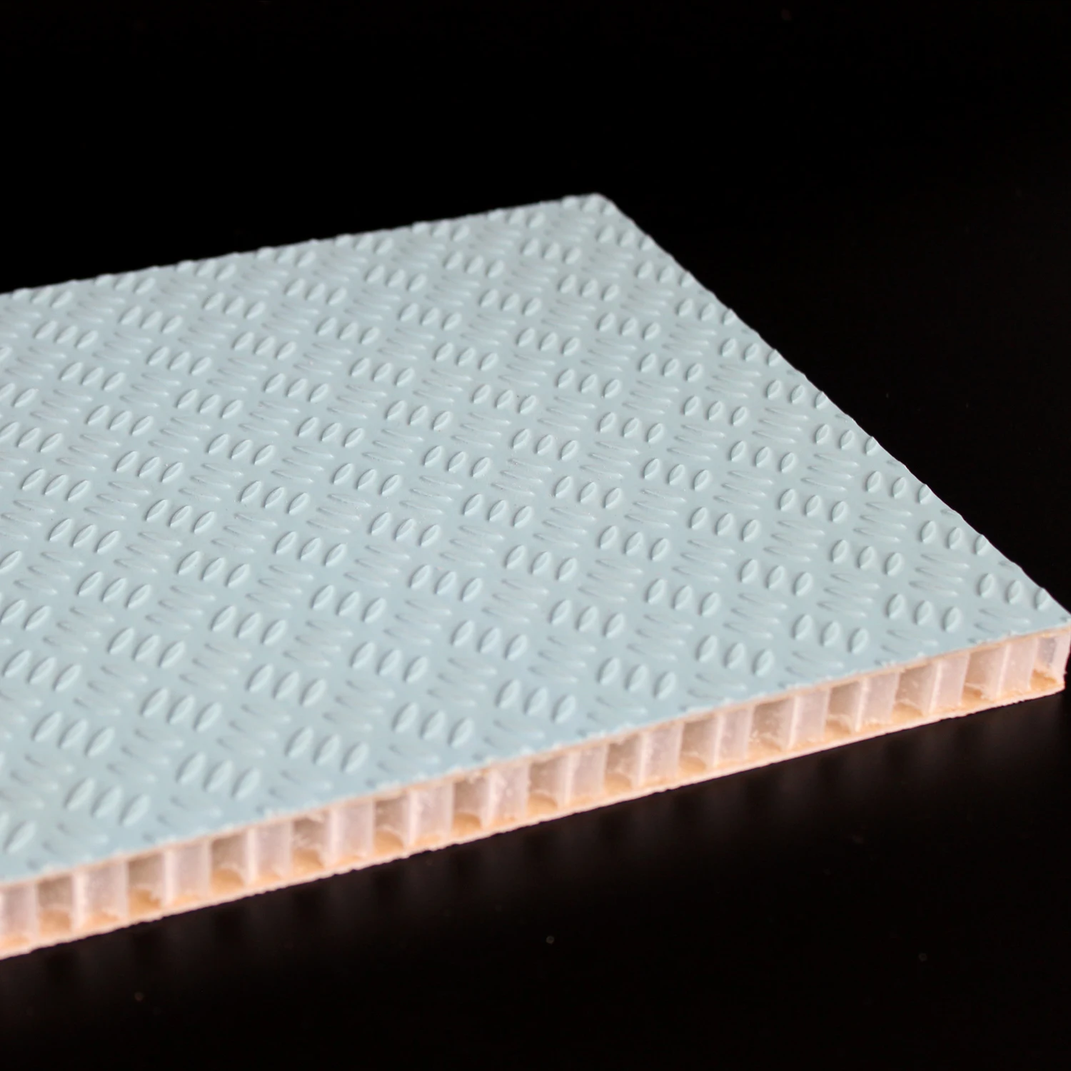 plastic floor with frp sheet surface and PP honeycomb core,light weight stronger and waterproof