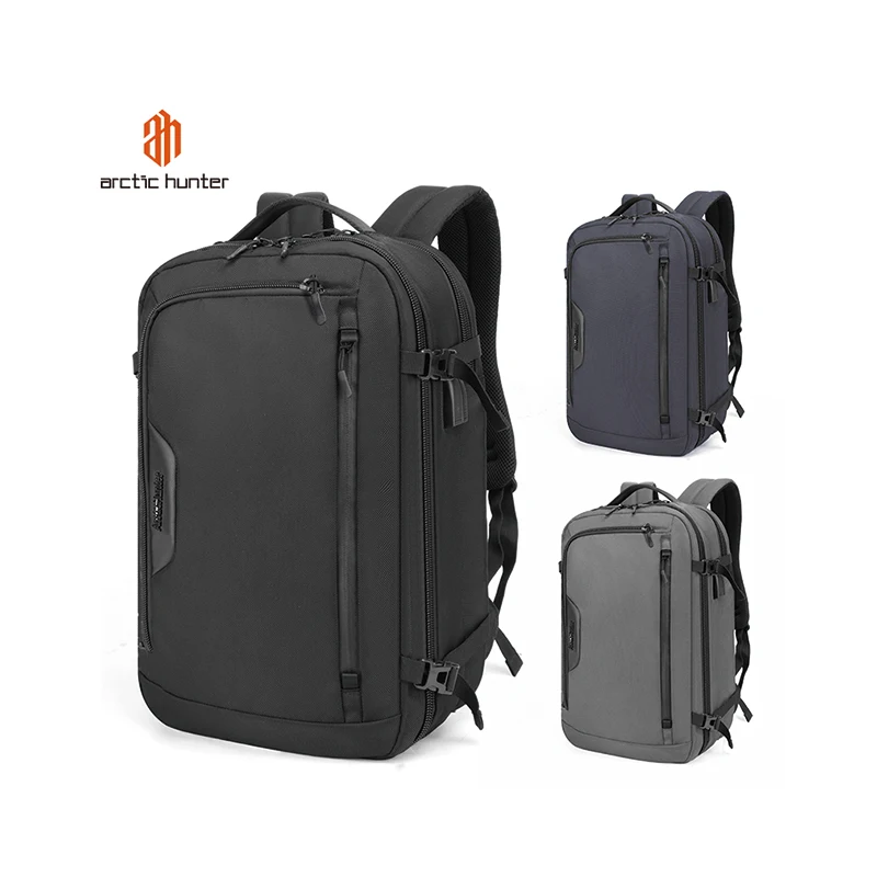 Arctic Huter Factory  Oem Business Bagpack Usb Laptop Bags Men Custom Waterproof Smart Laptop Backpack Bag