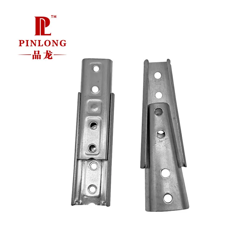 Pinlong Wholesale Furniture Hardware Metal Bed Rail Connector Brackets Bed Fittings