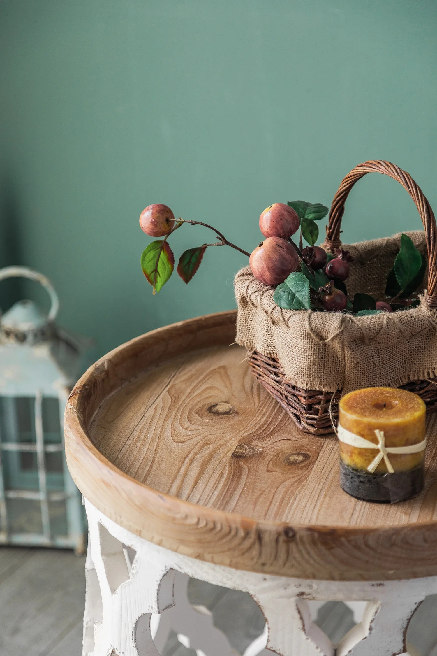 Custom Mid Century Nordic Country Antique Style Furniture Living Room Antique Furniture Minimalist Round Nordic Coffee Table