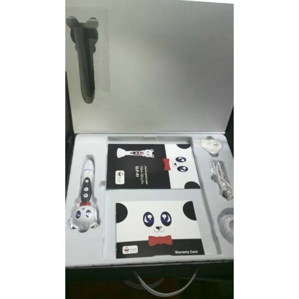 Cartoon Panda shape English book talking audio voice pen for education learning toy translation in Arabic Korea French Chinese