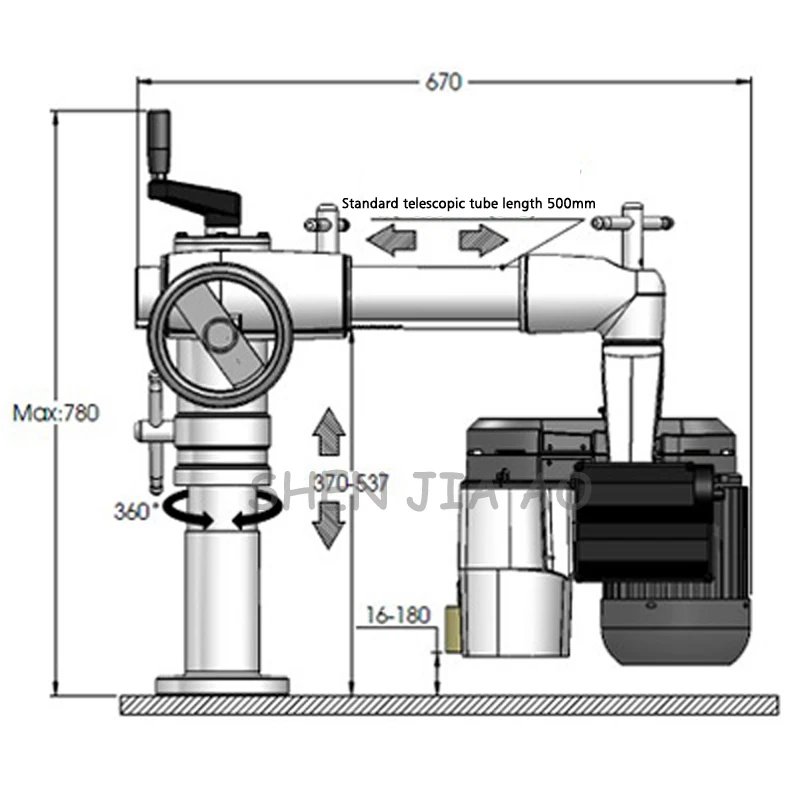 
Timber sling ring feeder material machine TF66 wood feeder 6 wheels 6 speed wood feeder machine 220/380V 375W 