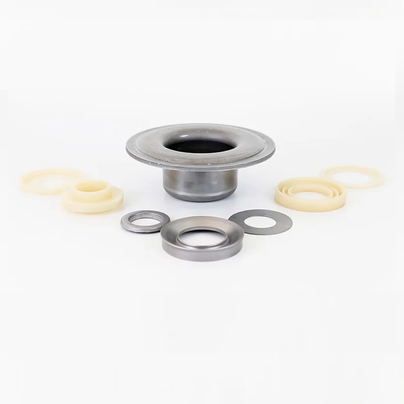 OEM ODM 152mm DTII 6306 Iron Heavy Duty Conveyor Roller Idler Parts SPHC Steel Bearing Housing With 7 Labyrinth Seals Kits