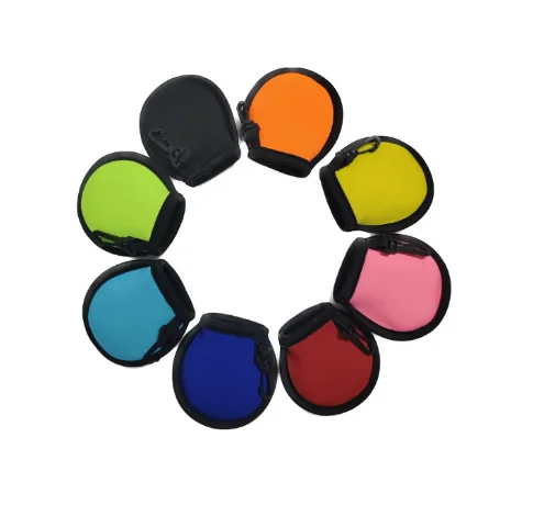 Assorted Neoprene Portable Pocket Golf Ball Washer Golf Ball Cleaner Pouch