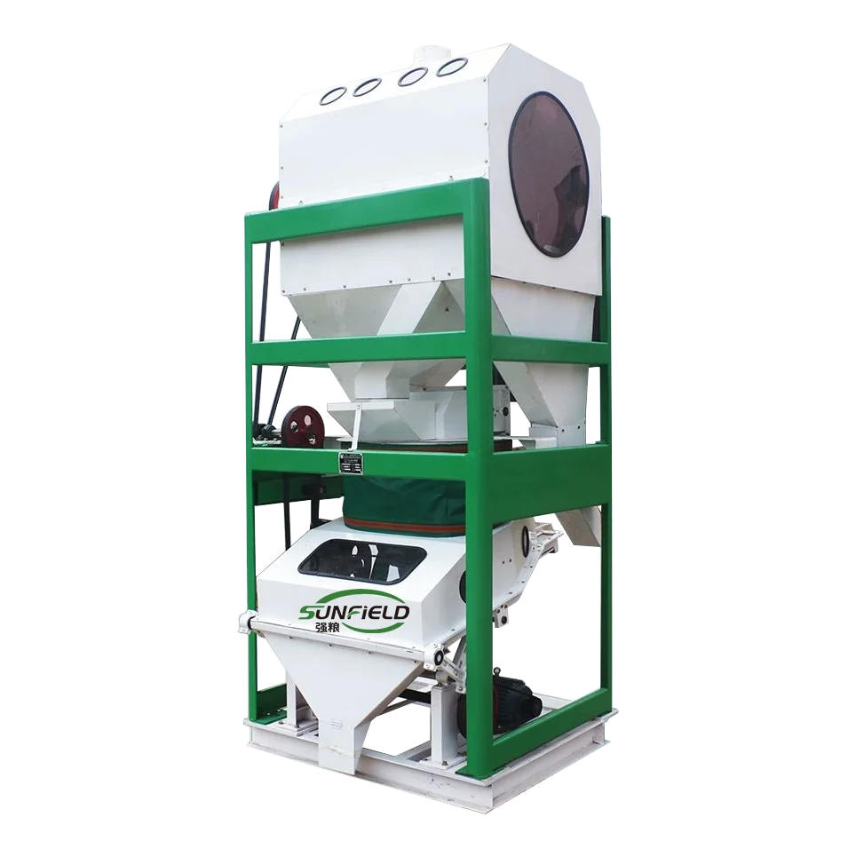 Rice Cleaning Machine Manufacturer Combined Rice Paddy Cleaner And Destoner Machine