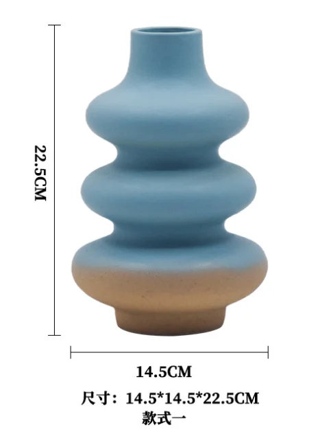 
Ceramic big vase decoration study tea table porch bookcase decoration ceramic handicraft factory direct sale 