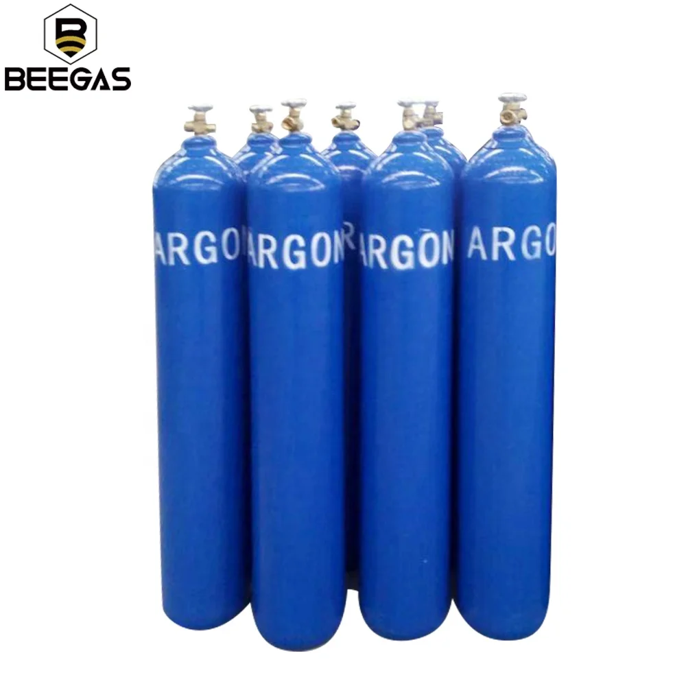 Заводской поставщик 40L аргоновый газ 99.999% стальной