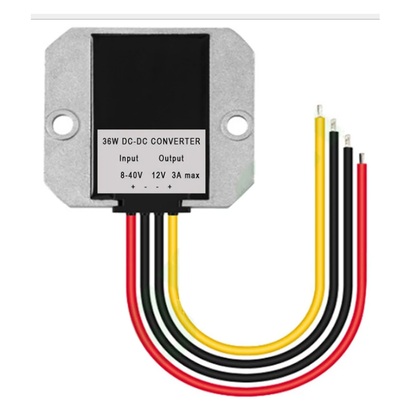 Hot items car and boat input 8-40v output 12v 3A 36w dc-dc driver converters