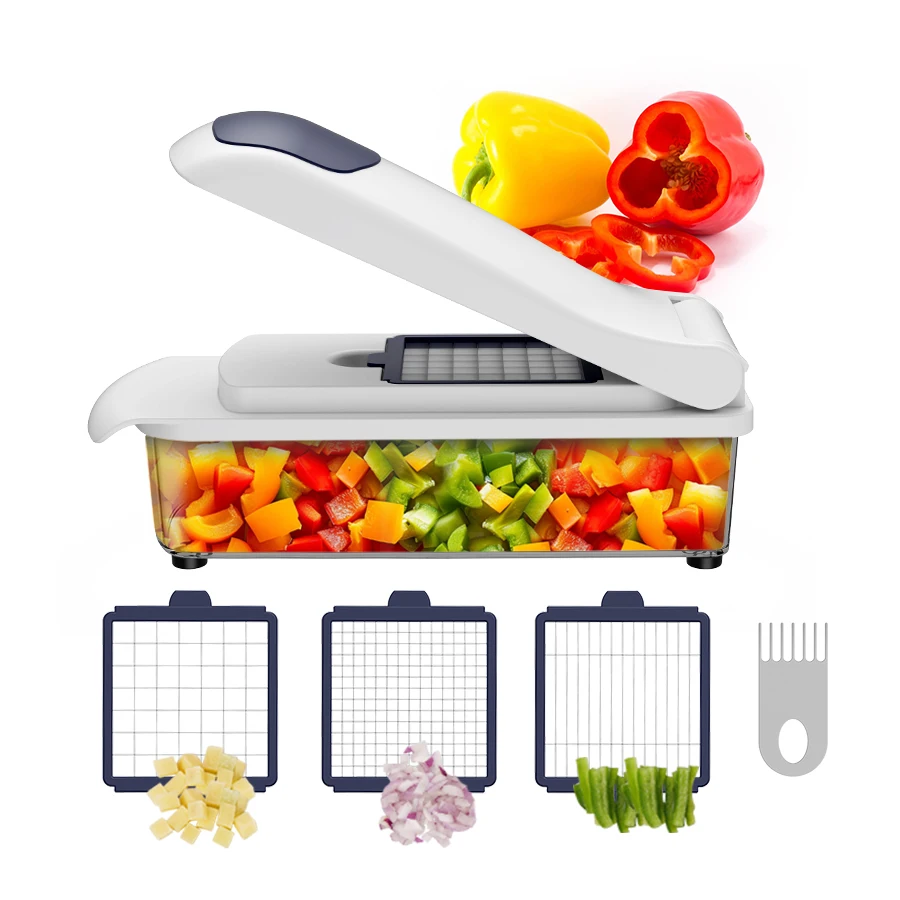 Multifunctional Vegetable Mandoline Slicer Hand Operated PP Blade Food Chopper New Condition Onion Cutter for Potato