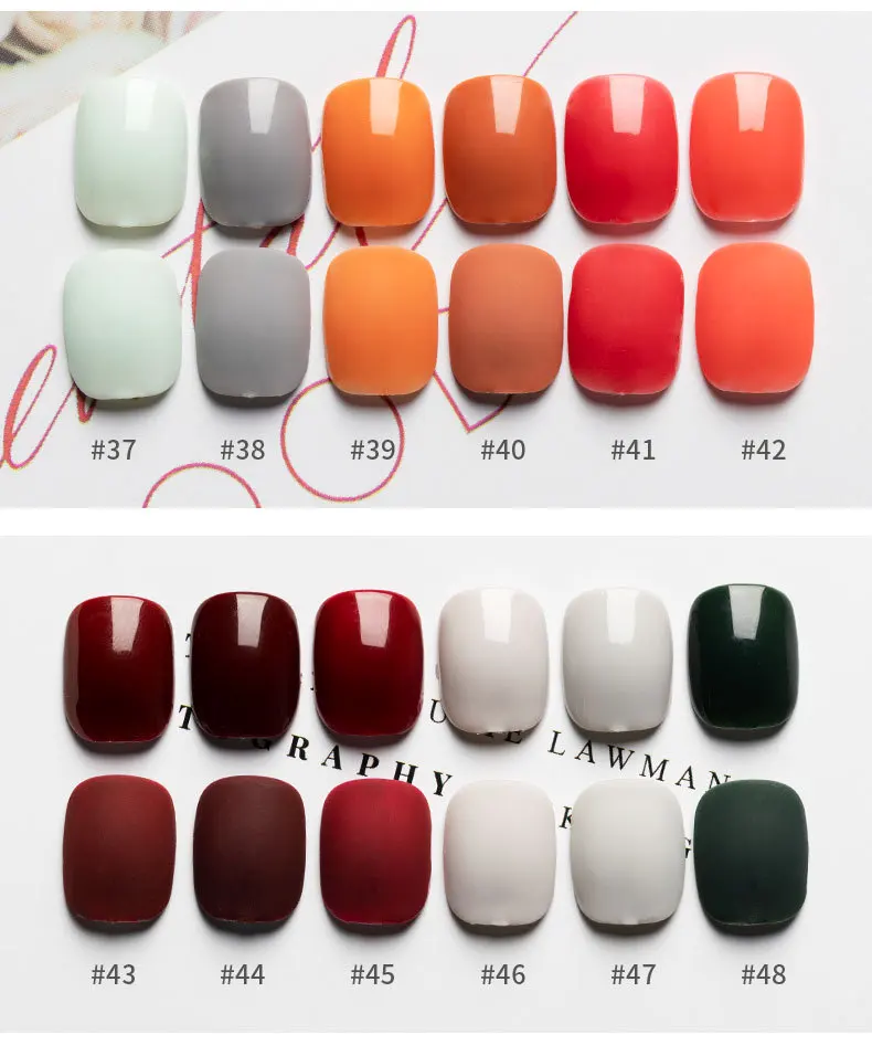 Wholesales 60 colors jelly nail art solid pudding gel polish creamy painting gel solid cream gel polish