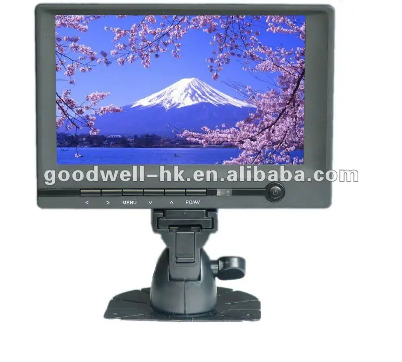 HD 7 Inch 800x 480  Cheap Touch Screen Monitor with stand Alone Bracket and AV/VGA input