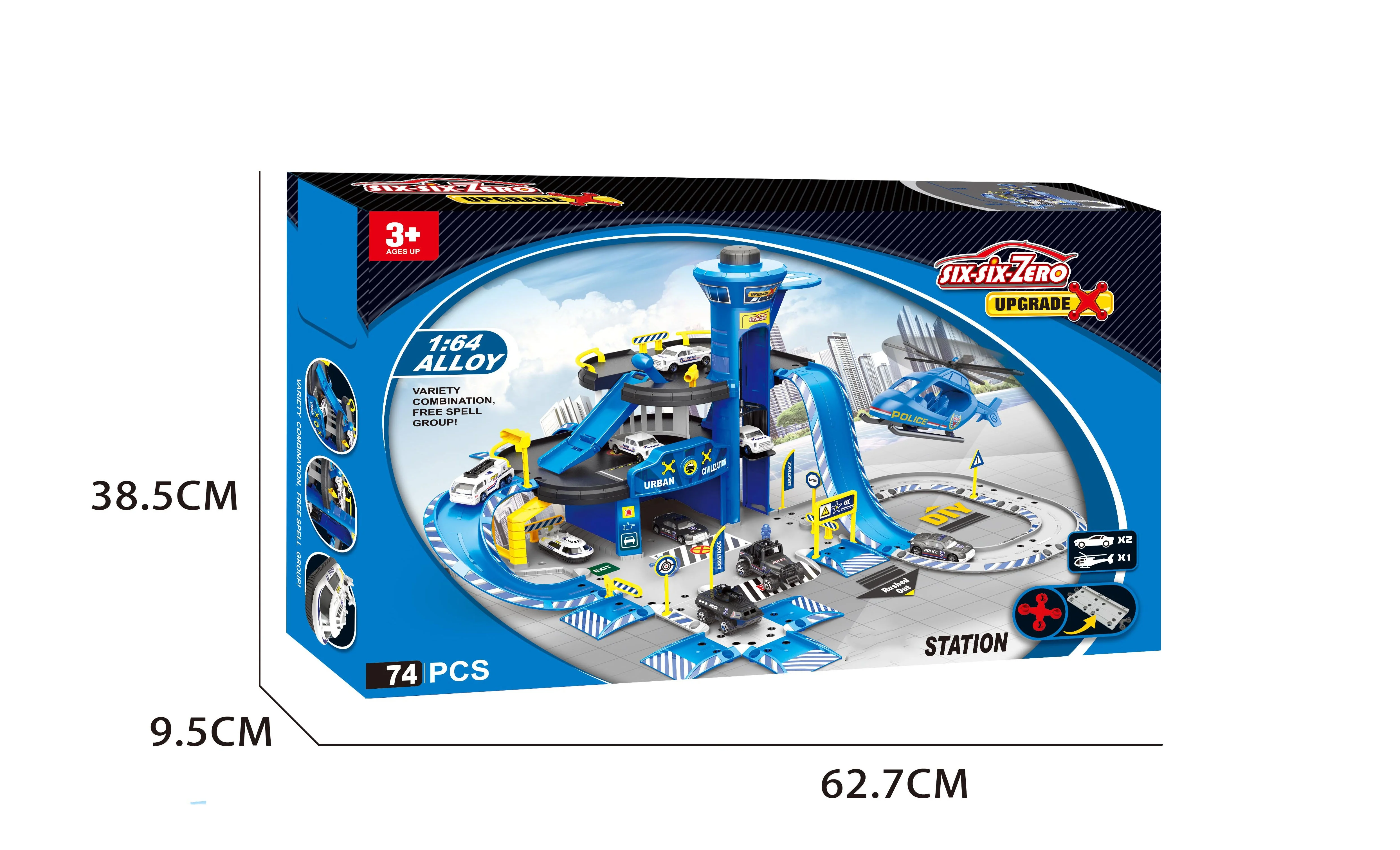 Лидер продаж в Америке, автомобиль из металлического сплава, автомобиль на рельсах из АБС, игрушечный автомобиль для поднятия под давлением, Детская развивающая игрушка для гаража