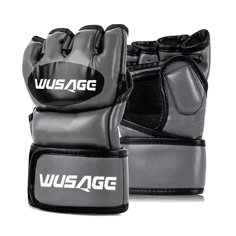 2021 High Quality PU MMA Gloves UFC Gloves For Training Customized UFC Logo